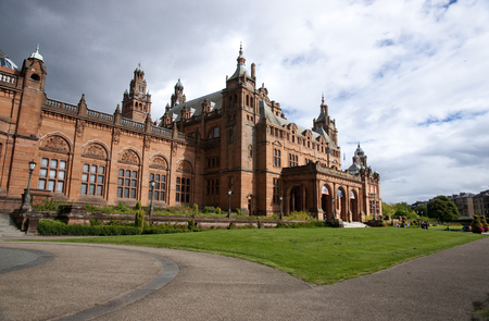 Glasgow, Scotland, 8th September 2013, The Kelvingrove Art Gallery and Museum near Kelvingrove Park on Argyle Streetのeditorial素材