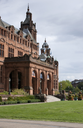 Glasgow, Scotland, 8th September 2013, The Kelvingrove Art Gallery and Museum near Kelvingrove Park on Argyle Streetのeditorial素材