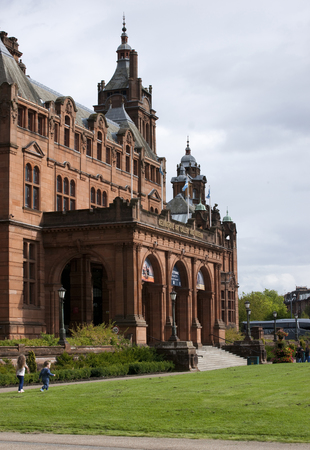 Glasgow, Scotland, 8th September 2013, The Kelvingrove Art Gallery and Museum near Kelvingrove Park on Argyle Streetのeditorial素材