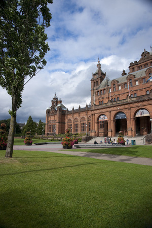 Glasgow, Scotland, 8th September 2013, The Kelvingrove Art Gallery and Museum near Kelvingrove Park on Argyle Streetのeditorial素材