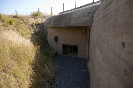 Guernsey, UK - July 2013, the Fort Hommet Coastal Defence Fortressのeditorial素材