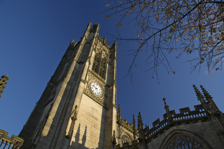 Manchester, Greater Manchester, UK, October 2013, Manchester Cathedral, formally the Cathedral and Collegiate Church of St Mary, St Denys and St Georgeのeditorial素材
