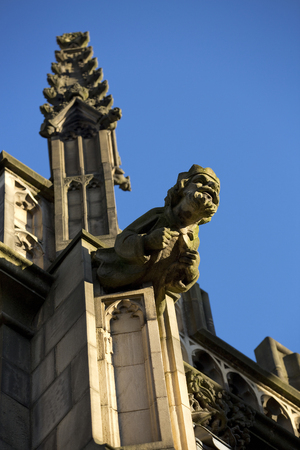 Manchester, Greater Manchester, UK, October 2013, Manchester Cathedral, formally the Cathedral and Collegiate Church of St Mary, St Denys and St Georgeのeditorial素材