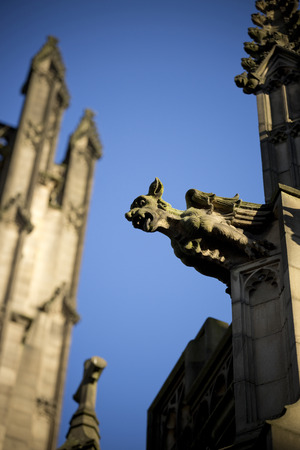 Manchester, Greater Manchester, UK, October 2013, Manchester Cathedral, formally the Cathedral and Collegiate Church of St Mary, St Denys and St Georgeのeditorial素材