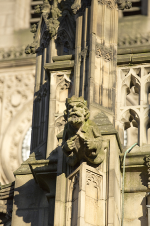 Manchester, Greater Manchester, UK, October 2013, Manchester Cathedral, formally the Cathedral and Collegiate Church of St Mary, St Denys and St Georgeのeditorial素材