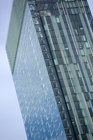 Manchester, Greater Manchester, UK, October 2013, the Beetham Tower, aka Hilton Hotel Towerのeditorial素材