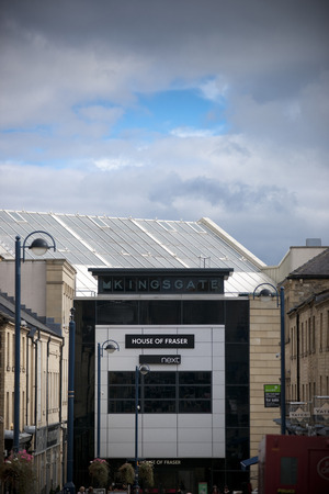 Huddersfield, West Yorkshire, UK, October 2013, a view of Kingsgate shopping centreのeditorial素材