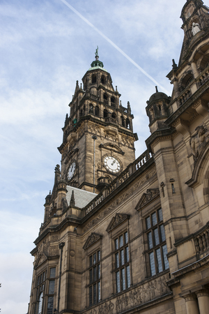 Sheffield City Town Hall, Sheffield, South Yorkshire, UK - September 2013のeditorial素材