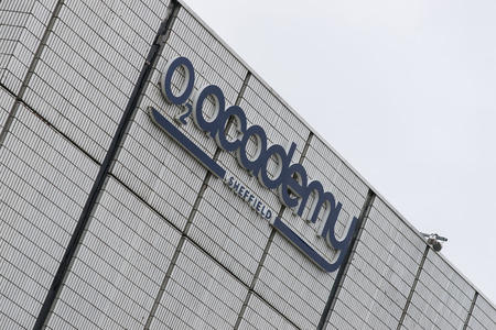 Entrance to the o2 Academy, Sheffield, South Yorkshire, UK - September 2013