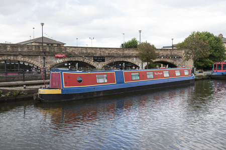 Victoria Quays also known as Sheffield Canal Basin in Sheffield, South Yorkshire, United Kingdom - 13th September 2013のeditorial素材