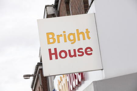 Bright House electrical shop sign - Scunthorpe, Lincolnshire, United Kingdom - 23rd January 2018のeditorial素材