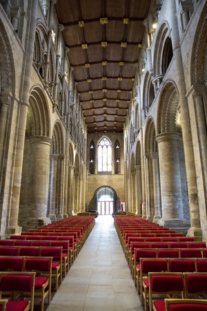 Selby, East Yorkshire, UK, October 2013, View of Selby Abbeyのeditorial素材