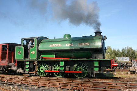 Tanfield Railway, County Durham, UK, September 2009, View of the historic Tanfield Railwayのeditorial素材