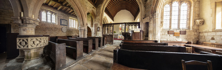 Norton Disney, Lincolnshire, UK, May 2019, Norton Disney Church home of the Disney Family tombs and...