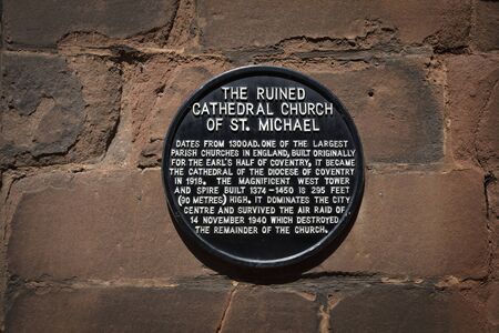 Coventry, Warwickshire, United Kingsom, June 27th 2019, Cathedral Church of Saint Michaelのeditorial素材