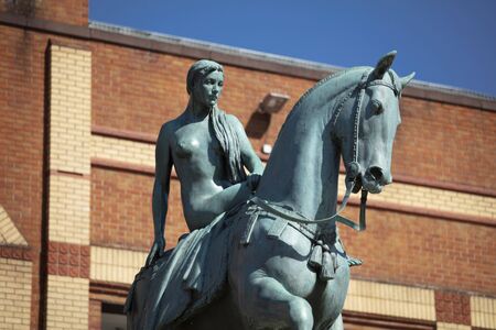 Coventry, Warwickshire, United Kingsom, June 27th 2019, Statue of Lady Godivaのeditorial素材
