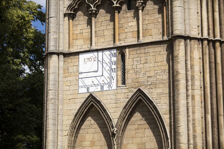 Peterborough, Cambridgeshire, United Kingdom, July 2019, A view of Peterborough Cathedralのeditorial素材