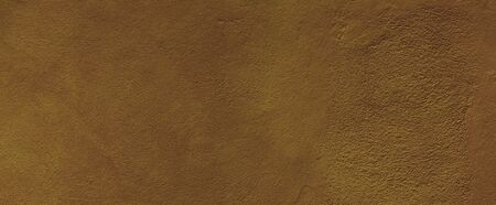 Yellow Ochre golden Textured Rendered Wall - Stucco / Fresco effect with small ripples and chipsの写真素材