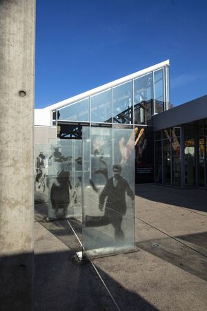Lyon, France, Europe, 6th December 2019, view of the Institute Lumiere cinema, archive and museum complexのeditorial素材