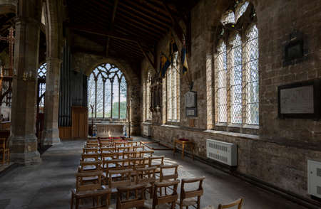 Gedney, Lincolnshire, UK, April 2014, view of St Mary Magdalene Churchのeditorial素材