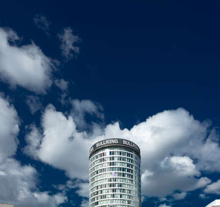 Birmingham, West Midlands, UK, May 2021, the rotunda building in the Bullring shopping area of Birminghamのeditorial素材