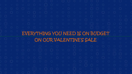 Valentines day sale animated sign text with pulsating circles. Holiday Valentine sale concept. Funny...