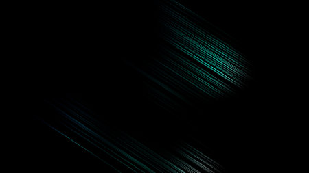 Technology background with glowing futuristic lines. Bright neon lights diagonal texture for innovation concept. seamless loop. 3D rendering.の写真素材