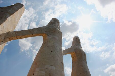 Monument of Zalongo or Zalogo Preveza Greeceのeditorial素材