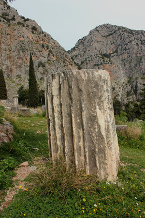 Ruins of ancient Delphi, Greece