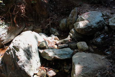 The path of the centaurs Portaria Pelion Greeceの写真素材