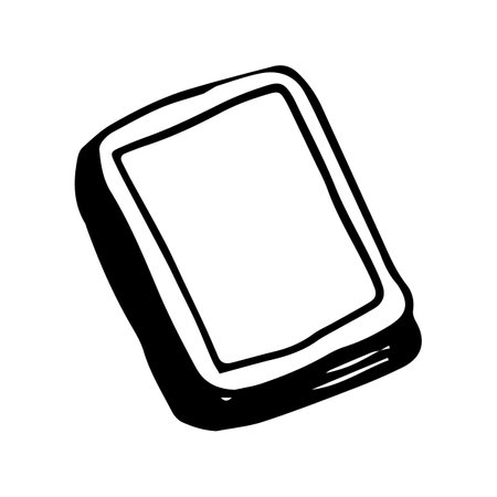 Element is a thick book without inscriptions.のイラスト素材