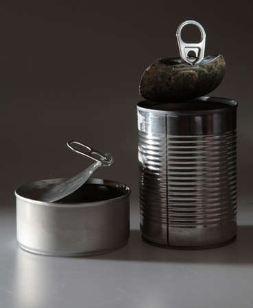can cans container metal food open tall short