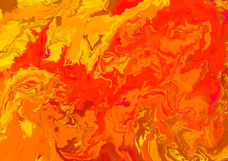 Orange marble fire abstract background design. Concept: illustration, colorfulの写真素材