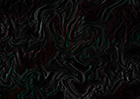 Dark green and pink marble abstract on black background design. Concept: illustration, colorfulの写真素材