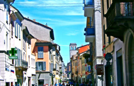 Piacenza City Downtown Districtのeditorial素材