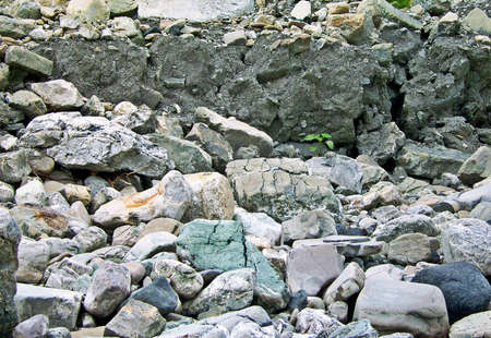 Rocks near Farini - Piacenza, Italyの写真素材