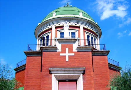 A small church in Riccione - Italyの写真素材