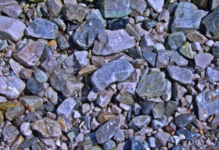 Wet rocks close - up view の写真素材