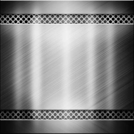 Black Glossy Metal and Aluminum texture with Blicksの写真素材