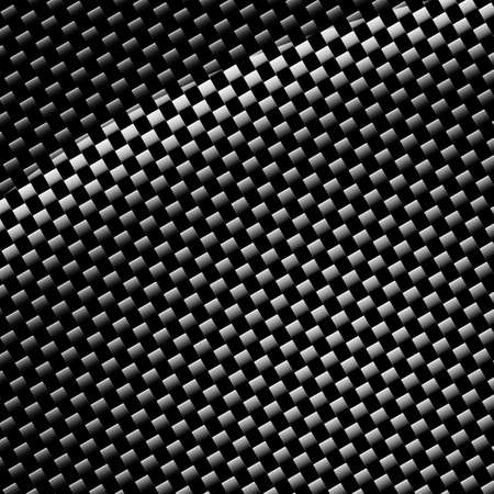Detailed tightly woven carbon fiber background textureの写真素材