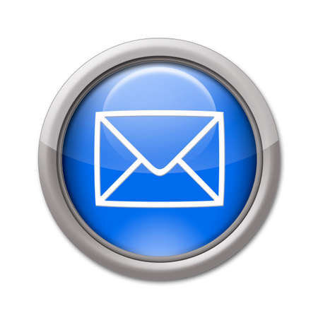 blue button representing an envelope symbolizing a letter