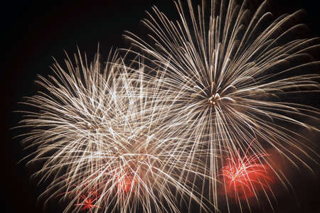 magnificent fireworksの写真素材