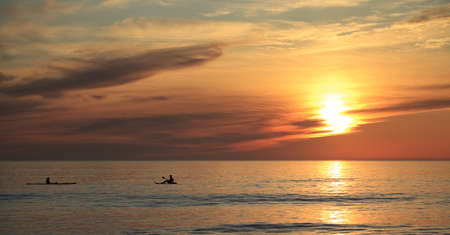 Meets on the oceanの写真素材