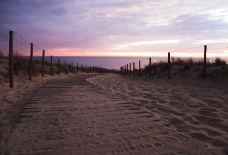 Way to the oceanの写真素材