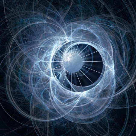 Space abstraction flashの写真素材
