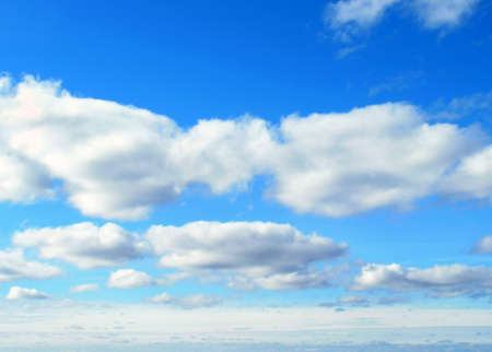 Blue Skies and white clouds