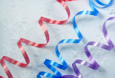 Christmas decorations - color bandsの写真素材