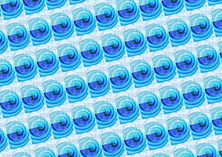 Blue water patternの写真素材