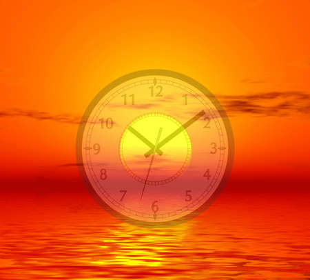 Time of a sunset