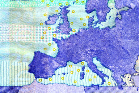 Euro money close-upの写真素材